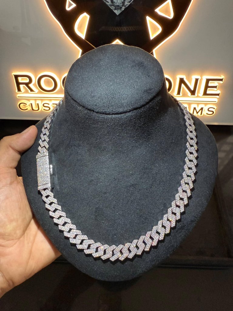 20 Inch 10mm Square Iced Out Cuban 