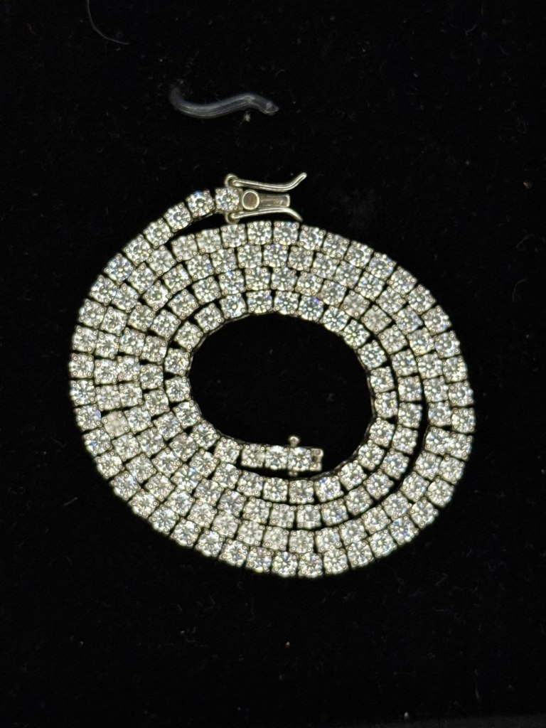 3mm Tennis Diamond Chain For Men And Women