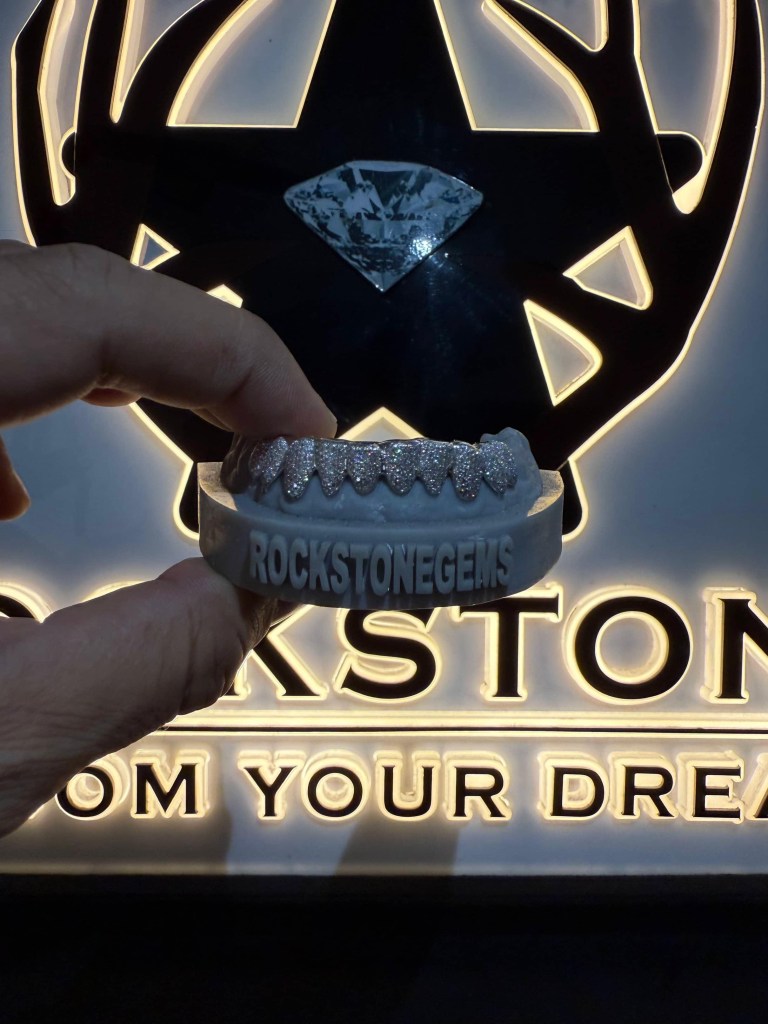 8 Lower Custom Diamond Grills 