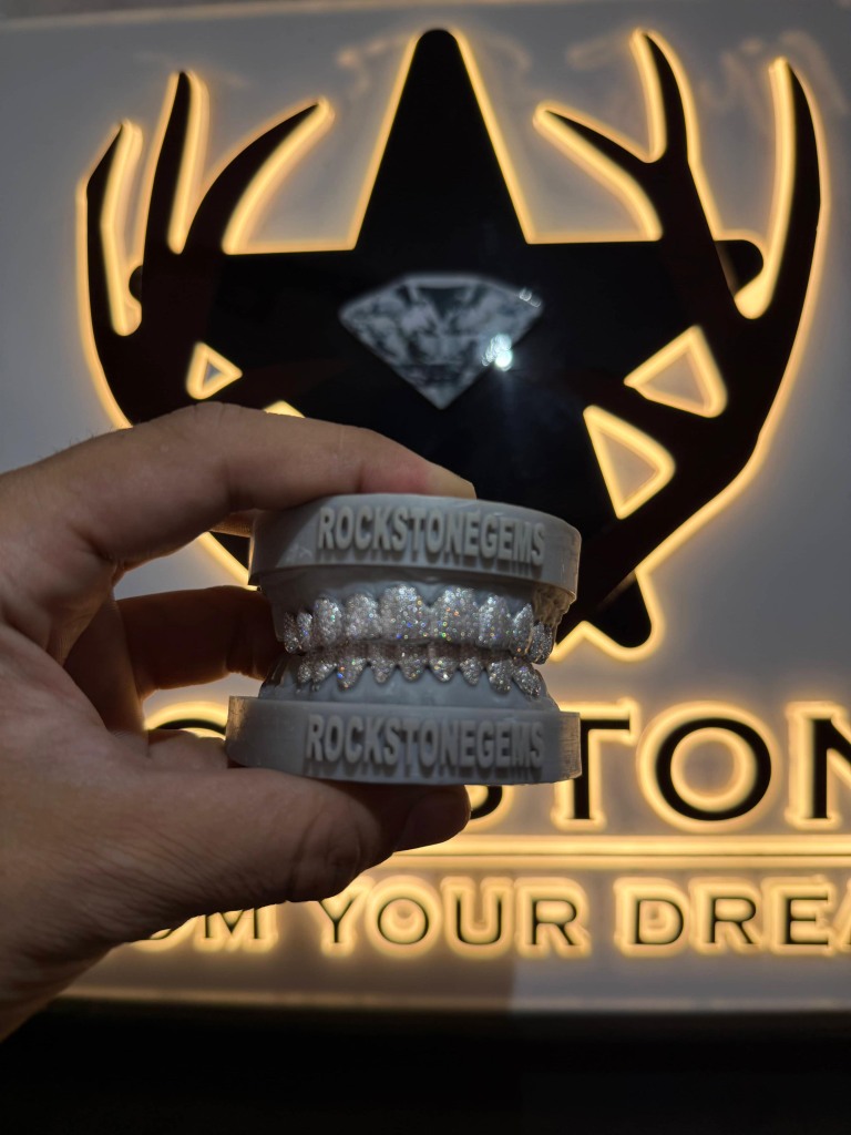 8 Upper 8 Lower Custom Diamond Grills