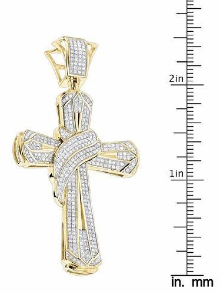 Buy Religious Cross Diamond Pendant , 2 Inch Cross Pendant at Rs. 366 ...