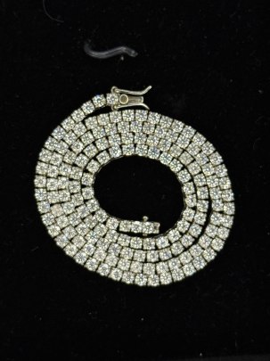 3mm Tennis Diamond Chain For Men And Women