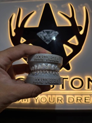 8 Upper 8 Lower Custom Diamond Grills