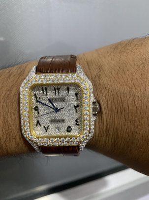 Premium Swiss Made Stainless Steel Leather Belt Watch , Silicon Belt Watch