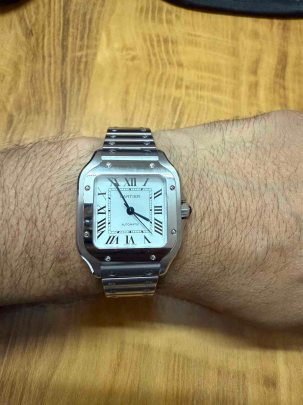 Swiss Cartier Santos Automatic 35mm 
