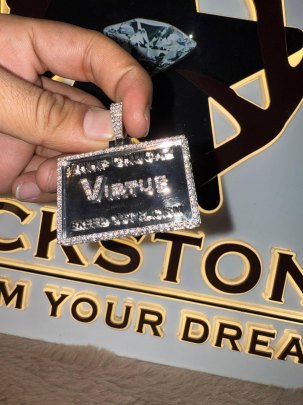 Virtue Customised Diamond Pendant 5